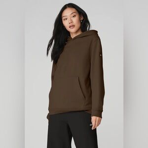 Alo Yoga Renown Heavy Weight Hoodie 2XL Espresso